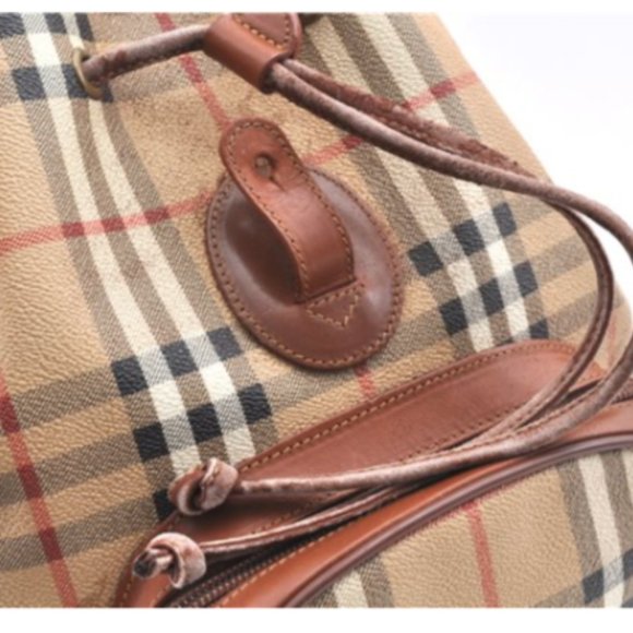 Authentic Burberrys Nova Check PVC Leather Backpac - Picture 14 of 16